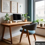 Home 23 온라인 시험 - A quiet, well-lit home study room designed for maximum concentration during exam preparation. The sc...