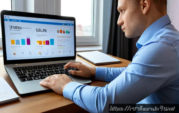 Home 17 온라인 학습 시장 분석 - Photorealistic online learning market analysis scene in a modern Moscow home office, a Russian busin...